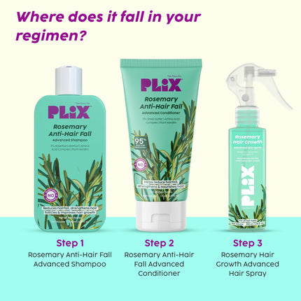 PLIX The Plant Fix Rosemary Hair Growth Advanced Hair Spray For Fuller, Thicker Hair