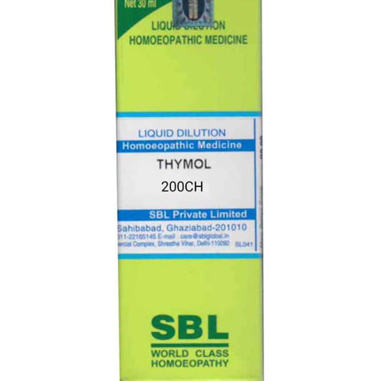 SBL Homeopathy Thymol Dilution
