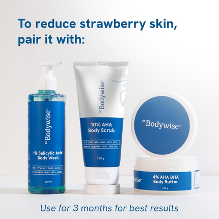 BeBodywise 10% Lactic AHA Exfoliating Body Scrub