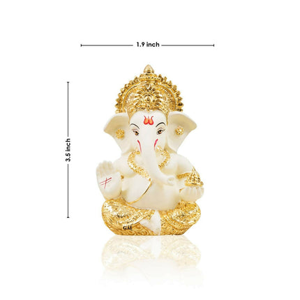 Gold Art India Ceramic Ganesh Idol