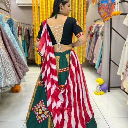 Aastha Fashion Maroon Maslin / Rayon Heavy Print + Gamthi Work Lace + Patch Semi Stitched Wedding Wear Lehenga Choli