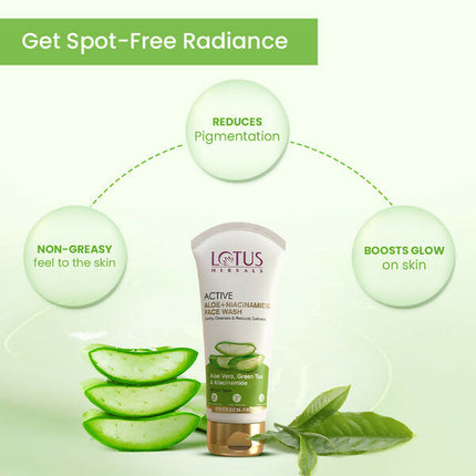 Lotus Herbals Active Aloe + Niacinamide Face Wash