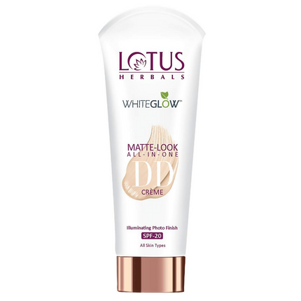 Lotus Herbals Whiteglow Matte Cream Look All In One DD Crame Spf 20