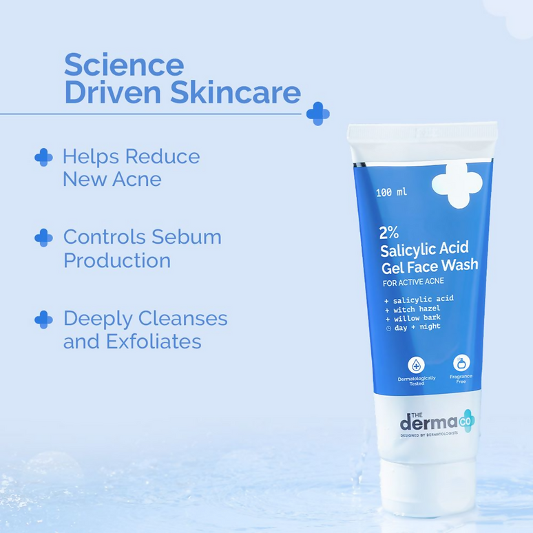 The Derma Co 2% Salicylic Acid Gel Face Wash