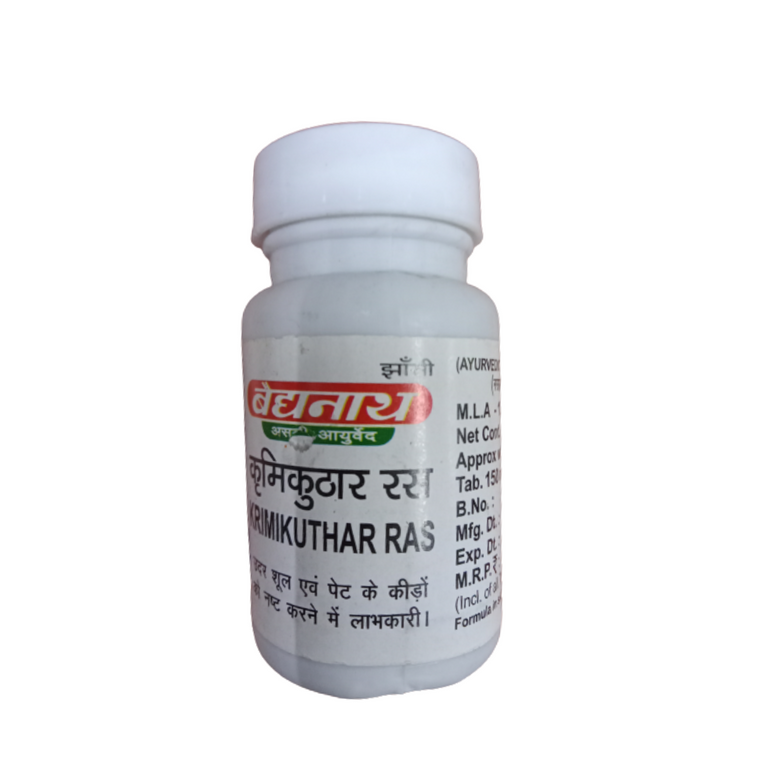 Baidyanath Jhansi Krimikuthar Ras 80 Tabs