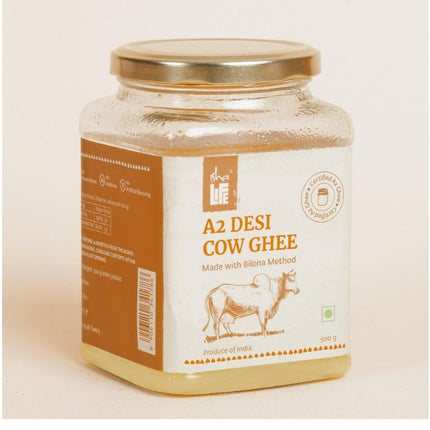Isha Life Pure A2 Desi Cow Ghee | Made Traditionally from Curd | Made from Grass-fed Free Grazing Desi Cows' Milk