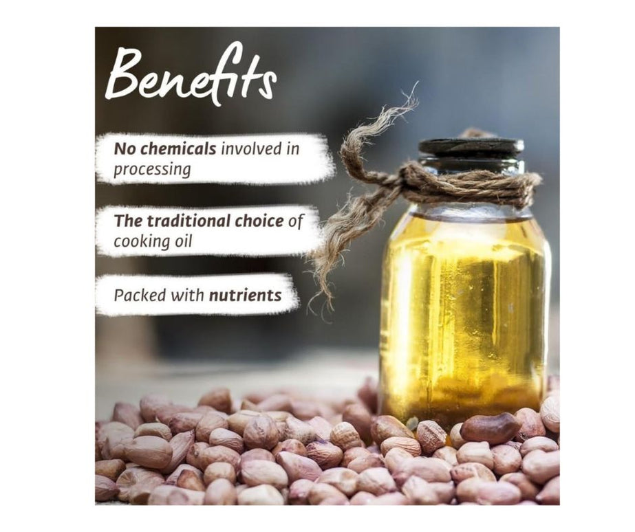 Isha Life Cold Pressed Groundnut Oil