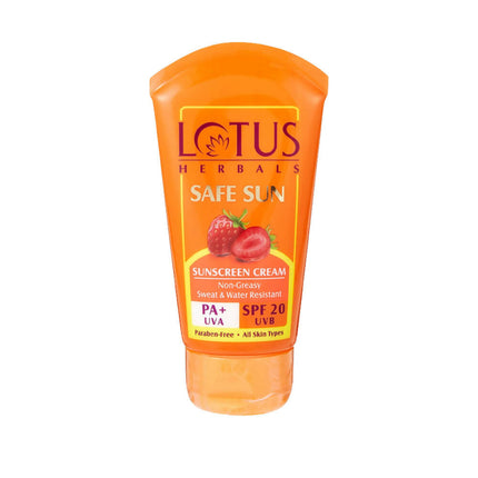 Lotus Herbals Safe Sun Sunscreen Cream - Breezy Berry SPF 20