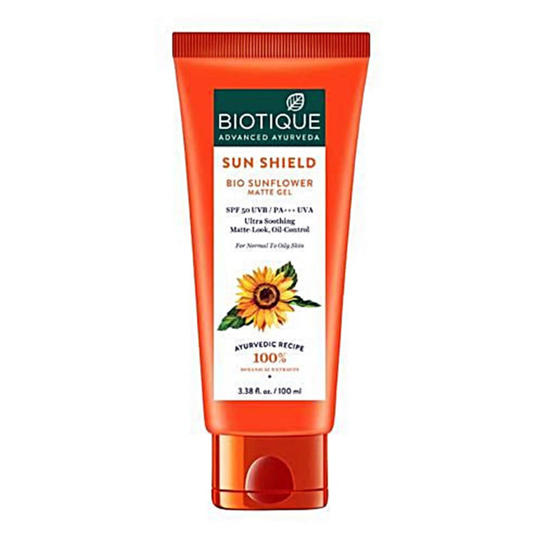 Biotique Advanced Ayurveda Sun Shield Sunflower Matte Gel