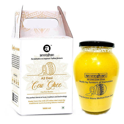 Anveshan A2 Desi Cow Ghee | Pure, Natural & Healthy Ghee | A2 Gir Cow Ghee