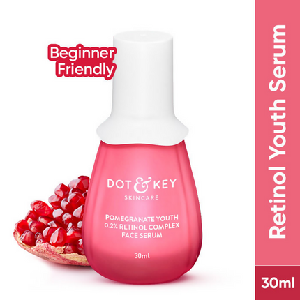 Dot & Key 0.2% Retinol Complex Face Serum With Niacinamide & Multi-Peptides - Beginner-Friendly