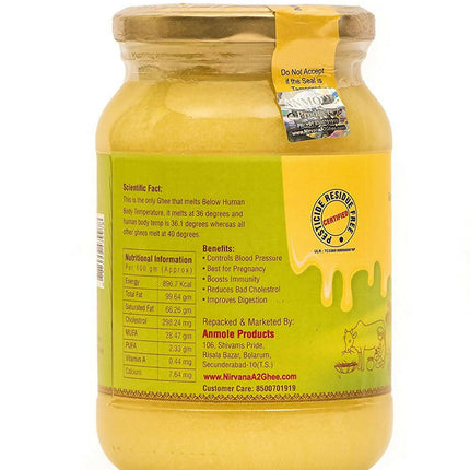 Gowshala's Nirvana A2 Desi Cow Ghee | Made From A2 Desi Cow's Milk | Premium Desi Ghee
