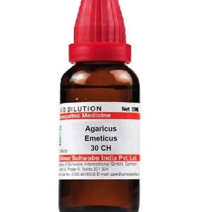 Dr. Willmar Schwabe India Agaricus Emeticus Dilution