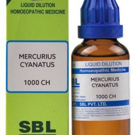 SBL Homeopathy Mercurius Cyanatus Dilution