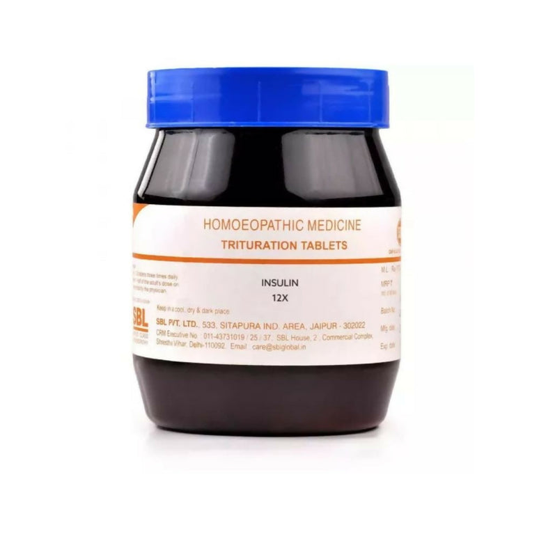 SBL Homeopathy Insulin Trituration Tablets
