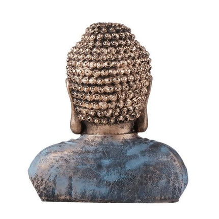 The White Ink Decor Meditation Buddha Idol