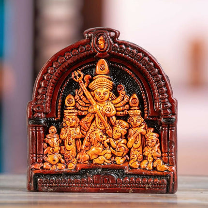 Haus Fabula Handcrafted Terracotta Goddess Durga Idol