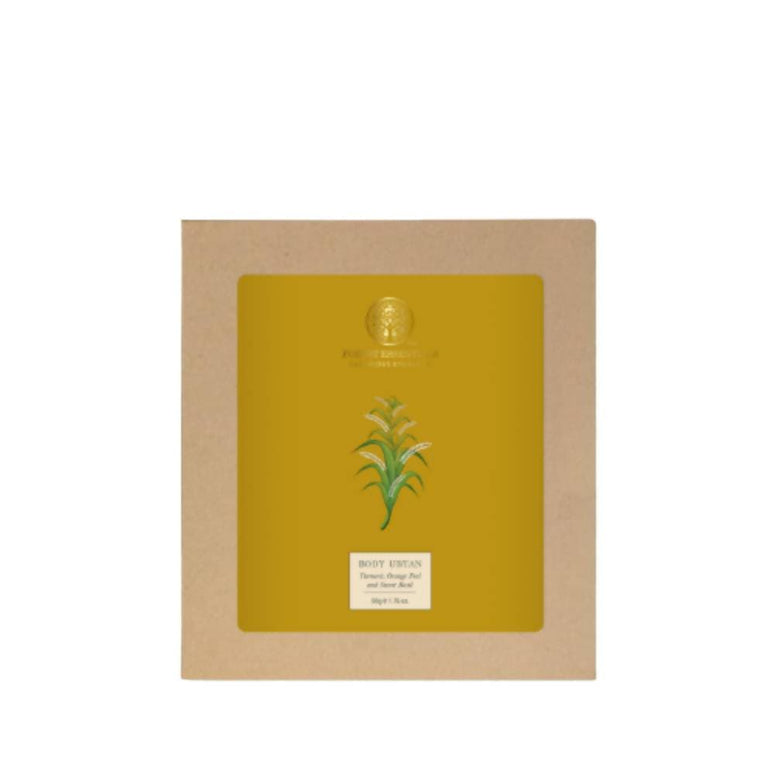 Forest Essentials Body Ubtan Turmeric, Orange Peel and Sweet Basil