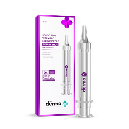 The Derma Co 50000 PPM Vitamin C Microneedle Serum Shot