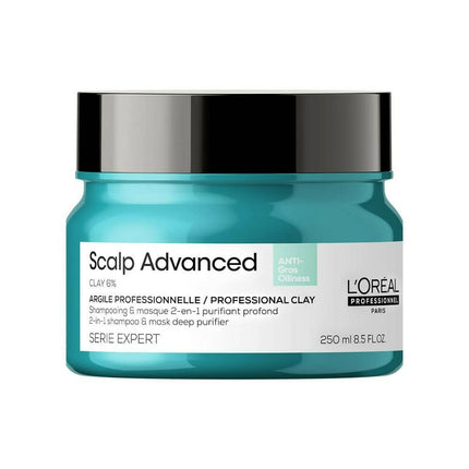 L'Oreal Paris Professionnel Scalp Advanced Anti-Oiliness 2-In-1 Deep Purifier Clay With 3% AHA