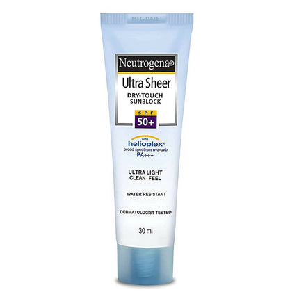 Neutrogena Ultra Sheer Sunscreen, SPF 50+
