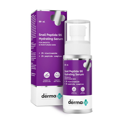 The Derma Co Snail Peptide 96 Hydrating Serum With Niacinamide & Peptide Complex For Smooth & Moisturized Skin