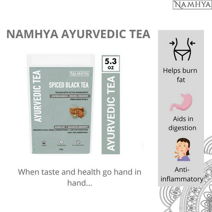 Namhya Ayurvedic Spiced Black Tea- Natural Immunity Booster