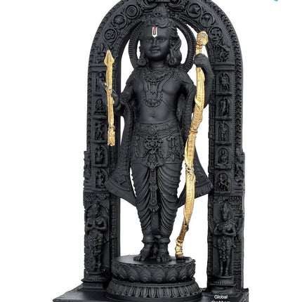 Global Grabbers Polyresin 3D Ram Lalla Ayodhya Idol