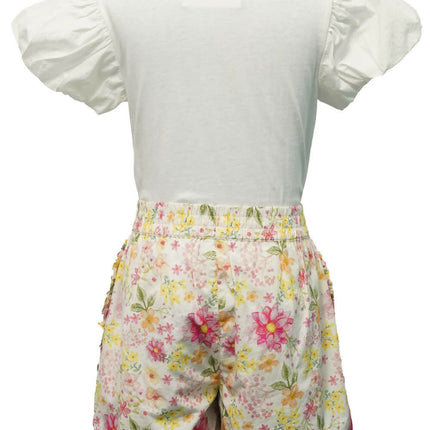 LH Luxury Fashion Camlie Puff Sleeve Tee & Shorts Set – Stylish & Playful