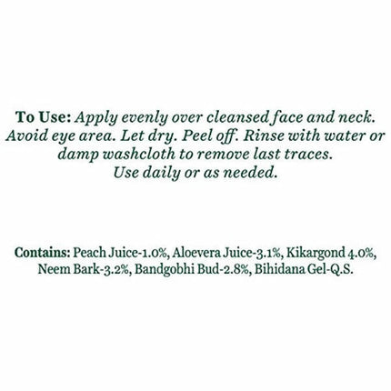 Biotique Advanced Ayurveda Bio Peach Clarifying & Refining Peel-Off Mask