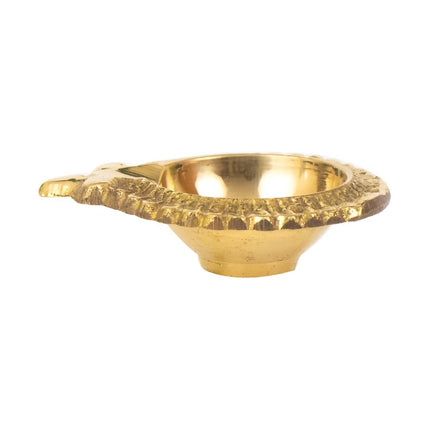 Spillbox Gold Toned Laksmi Kuber Diya Pooja Essentials