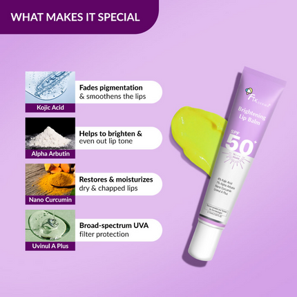Fixderma 4% Kojic Acid Brightening Lip Balm SPF 50+