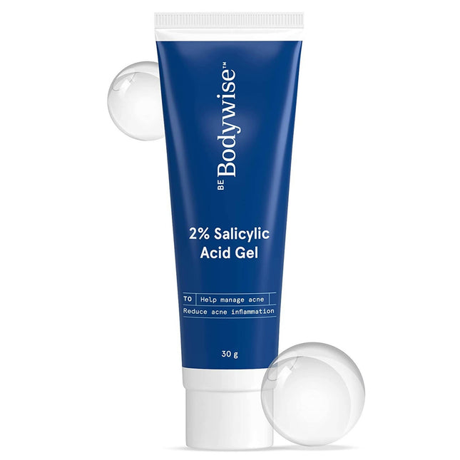 BeBodywise 2% Salicylic Acid Gel for Reduces Acne Breakouts & Spots