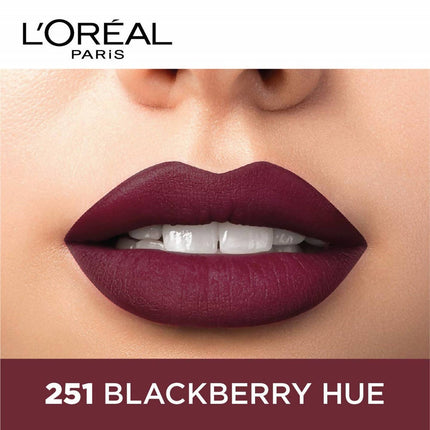 L'Oreal Paris Color Riche Moist Matte Lipstick - 251 Blackberry Hue