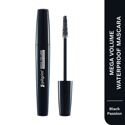 Pilgrim Mega Volume Waterproof Mascara - Black Passion