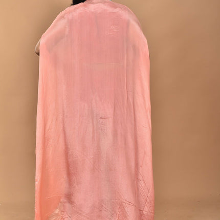 Morchari Women Hand Embroidery Crop Top-Rust