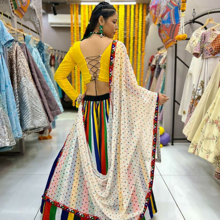 Aastha Fashion Multi Lining Maslin Heavy Digital Print Semi Stitched Wedding Wear Lehenga Choli