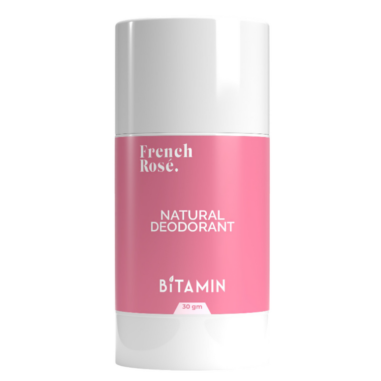 Bitamin French Rose Natural Deodorant Roll On