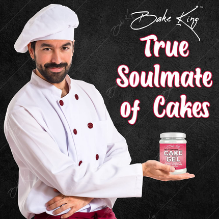 Bake King Cake Gel, Cake Sponge Improver Useful When Making Eggless Cakes