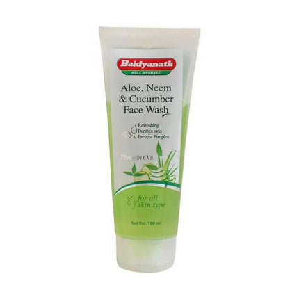 Baidyanath Jhansi Aloe, Neem & Cucumber Face Wash