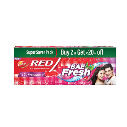 Dabur Red Bae Fresh Toothpaste Gel 12hr Freshness
