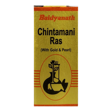 Baidyanath Chintamani Ras with Gold - 10 Tablets
