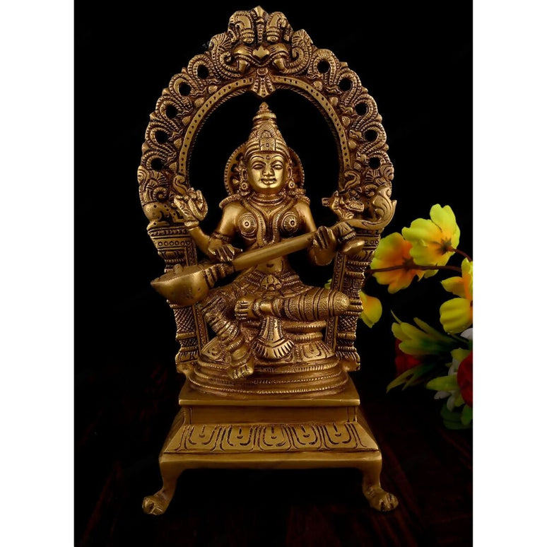 Vintage Gulley Goddess Saraswati Murti