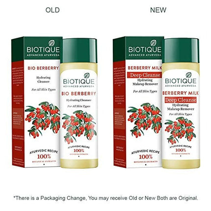 Biotique Berberry Milk Deep Cleanse Hydrating Makeup Remover For All Skin Types