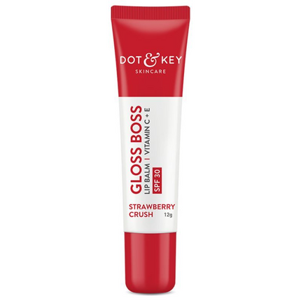Dot & Key Gloss Boss Strawberry Red Lip Balm