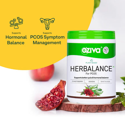 OZiva Plant Based Herbalance For Pcos - 200 gm
