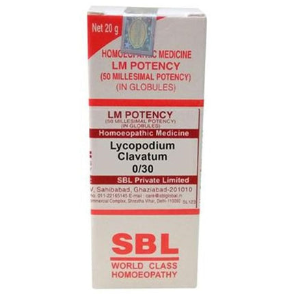 SBL Homeopathy Lycopodium Clavatum LM Potency