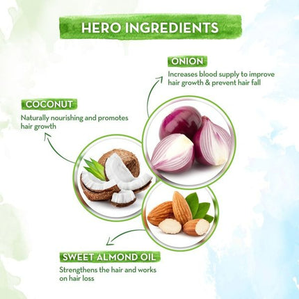 Mamaearth Onion Shampoo & Onion Conditioner For Hair Fall Control