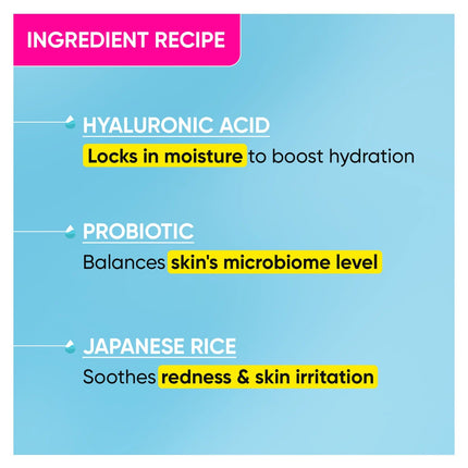 Dot & Key 72 Hr Hydrating Probiotic Face Gel With With Hyaluronic Acid, Kombucha & Rice Water