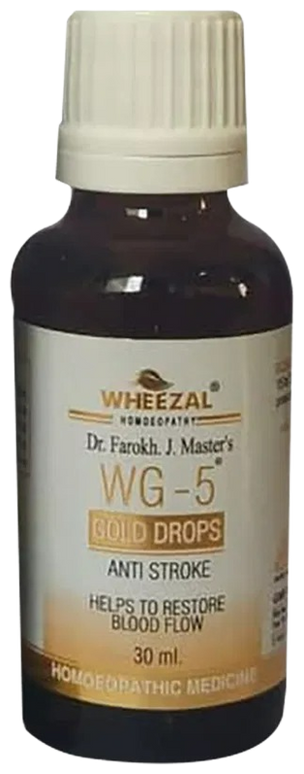 Wheezal Homeopathy WG-5 Gold Drops